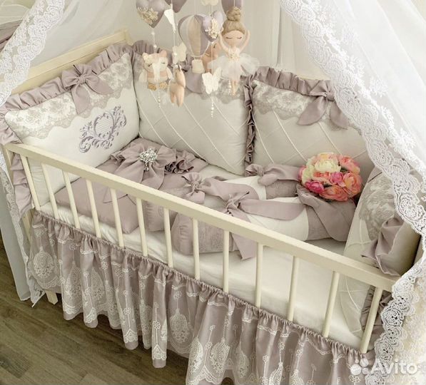 Бортики в детскую кроватку