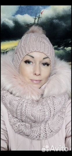 Шапка и снуд женские