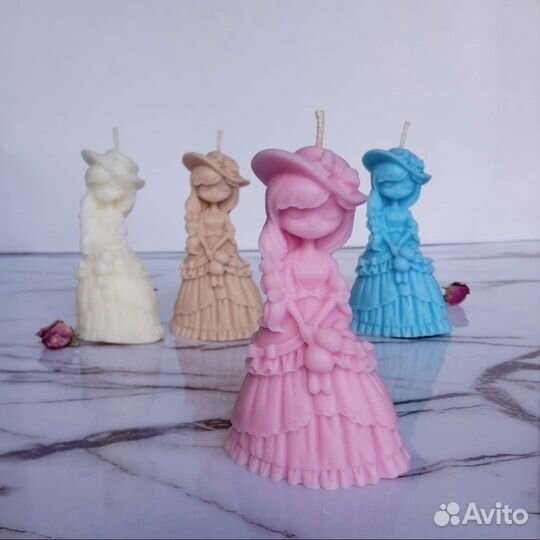 Интерьерные свечи, ручная работа