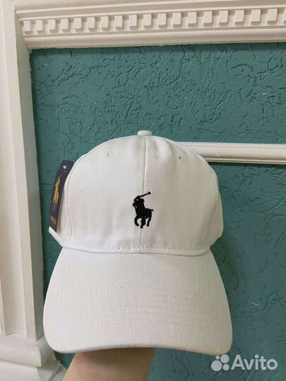 Кепка polo ralph lauren белая