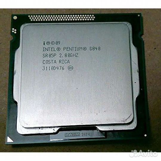 Процессор 2-ядерный Intel Pentium G840,socket 1155