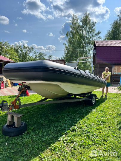 Риб stringer 550 + Mercury 125