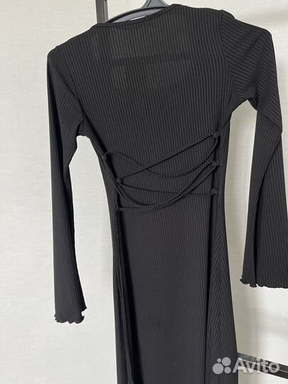 Платье лапша длинное