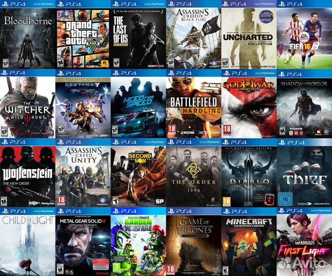 Цифровые игры на ps4 ps5 xbox