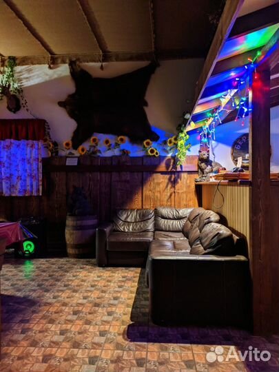 Русская баня на дровах с купелями и мангалом