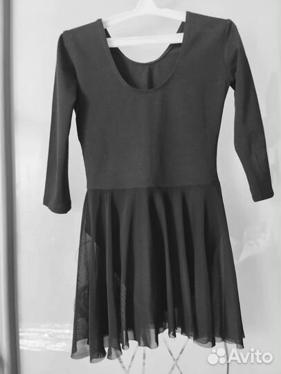 Купальник гимнастический с юбкой