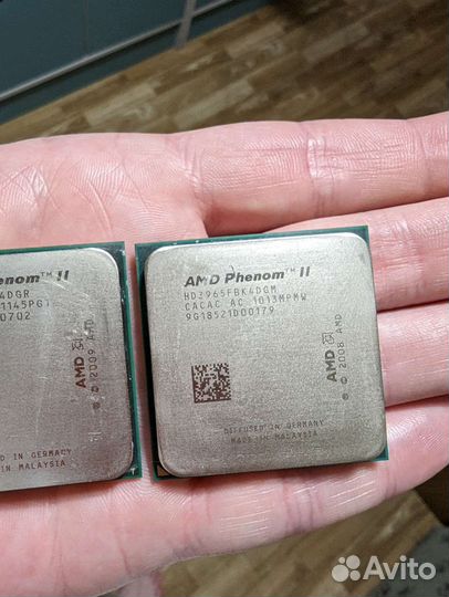 Процы AM3/AM3+ 4 ядра Phenom 965 и 960T