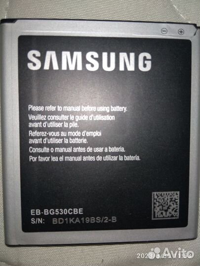 Аккум-ая батарея Samsung для тел. оригинал