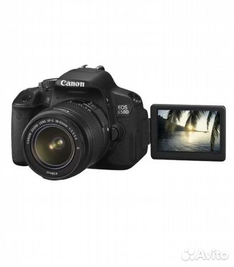 Зеркальный фотоаппарат Canon EOS 650D Kit 18-55