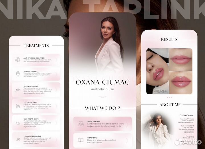 Таплинк Taplink Cайт Оформление вк