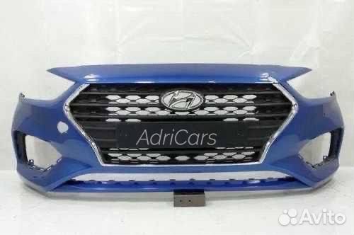 Бампер передний N4U Hyundai Solaris 2 2017-2020