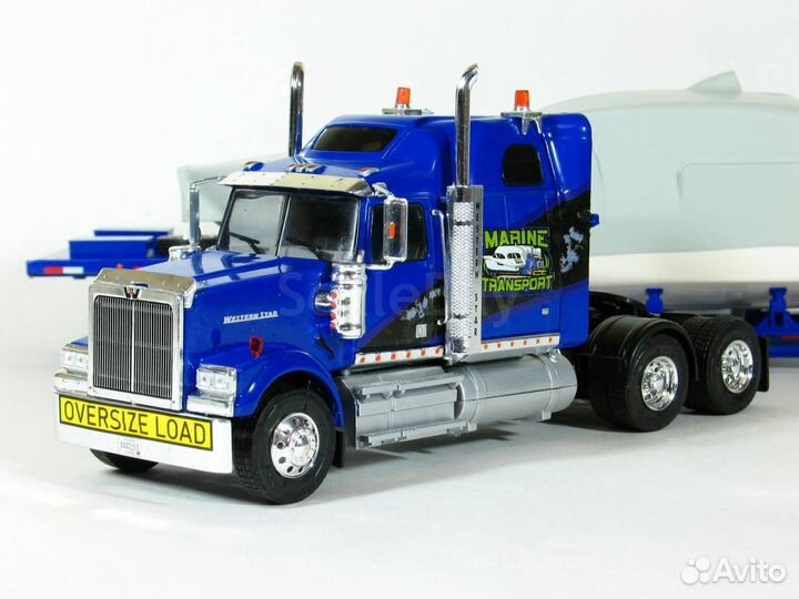 1:43 Altaya Western Star 4900 с прицепом
