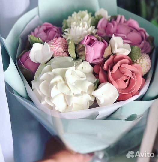 Зефирные цветы