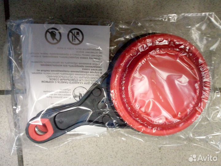 Совок-клипса складной purina для насыпания корма