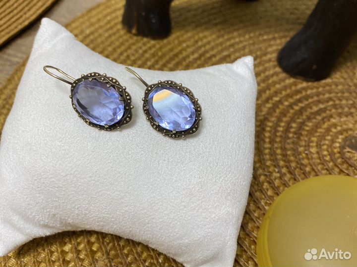 Серьги серебро