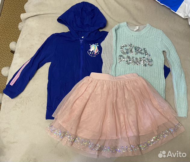 Пакет вещей на девочек рост 116