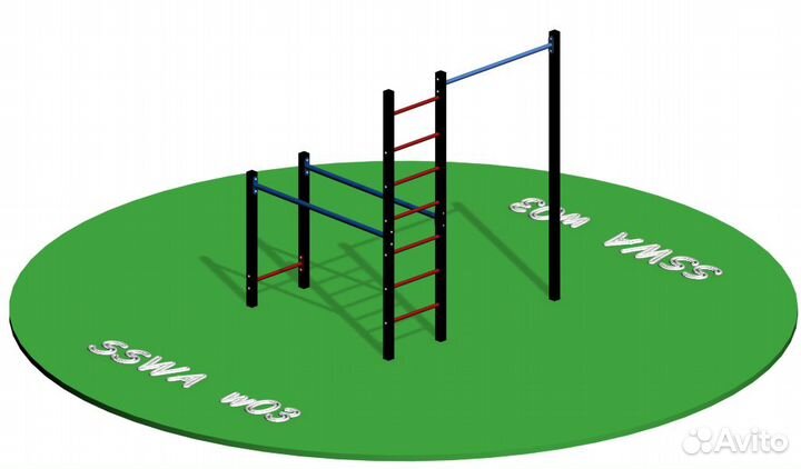 Воркаут площадка спортивный комплекс