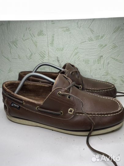 Мокасины decatlon 43/27см полностью кожа