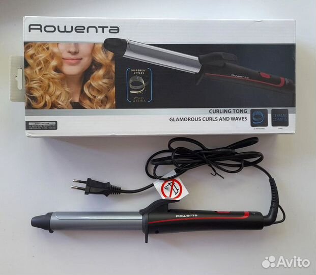 Плойка Электрощипцы Rowenta Curler CF3200D8