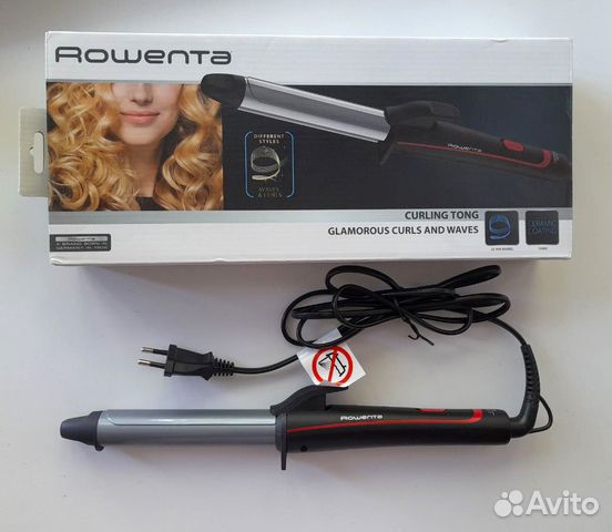 Плойка Электрощипцы Rowenta Curler CF3200D8