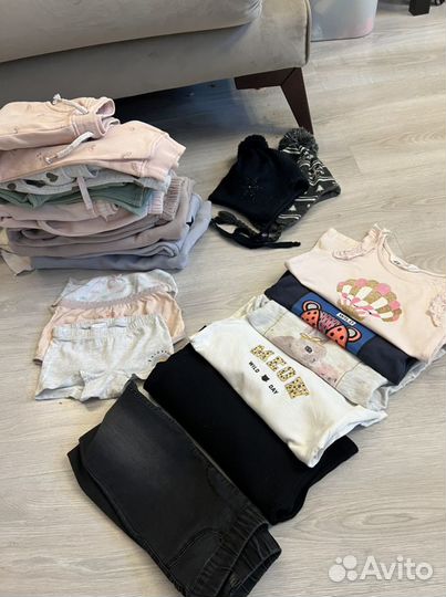 Пакет одежды для девочки 104 110 zara next