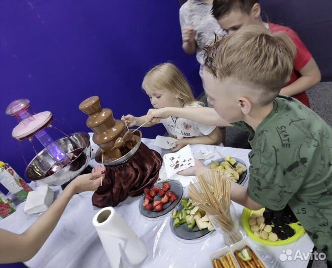 Шоколадный фонтан в аренду или с обслуживанием