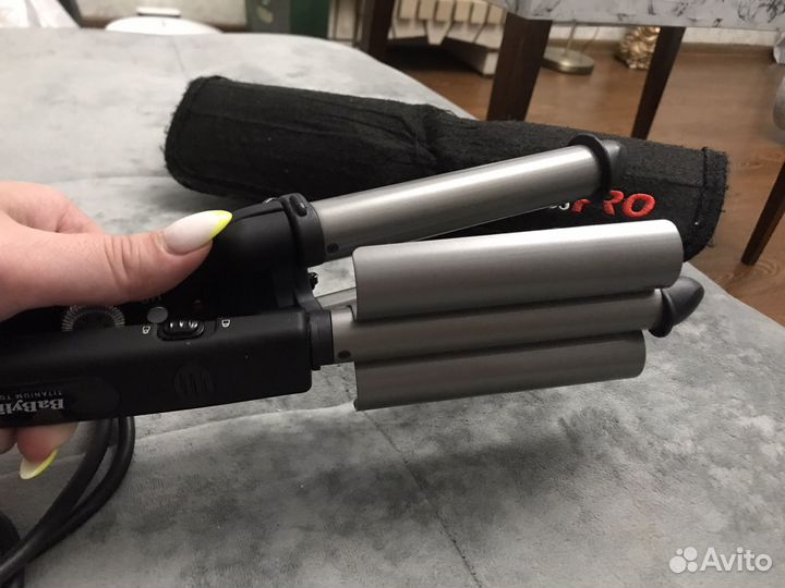 Тройная плойка babyliss PRO