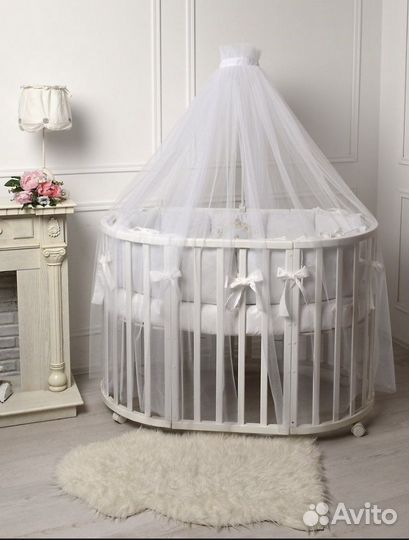 Балдахин в кроватку с держателем