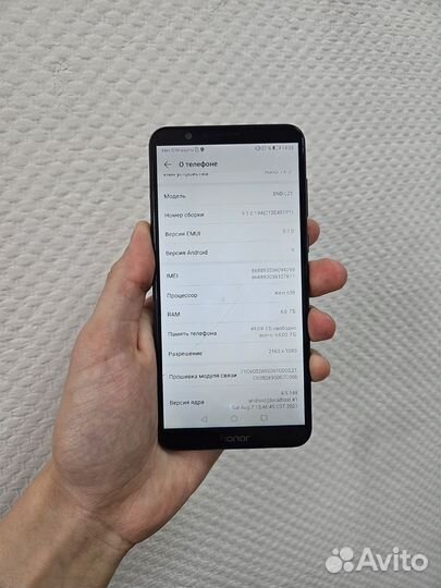 HONOR 7X, 4/64 ГБ
