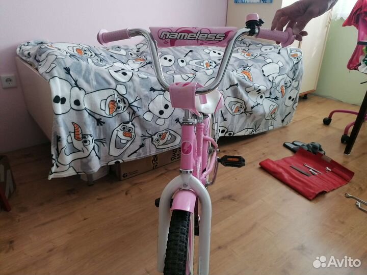 Детский велосипед диаметр колёс 18' nameless lady