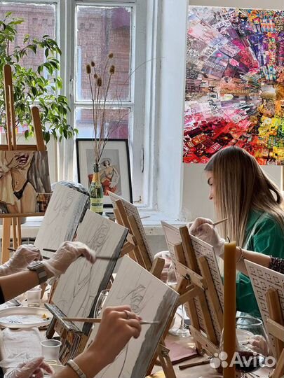 Арт вечеринки, мастер классы, живопись