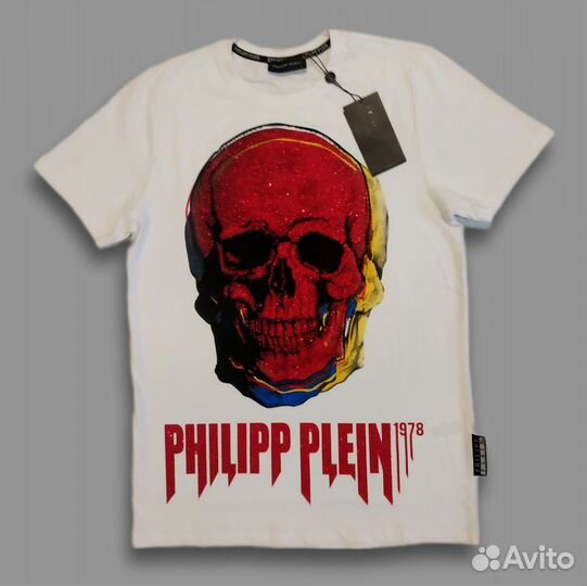 Футболка philipp plein со стразами