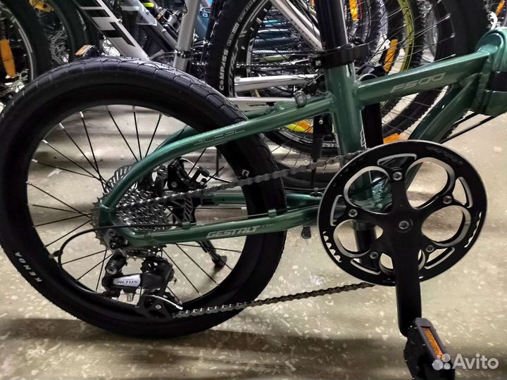 Велосипед 20 Gestalt (алюминий) складной shimano