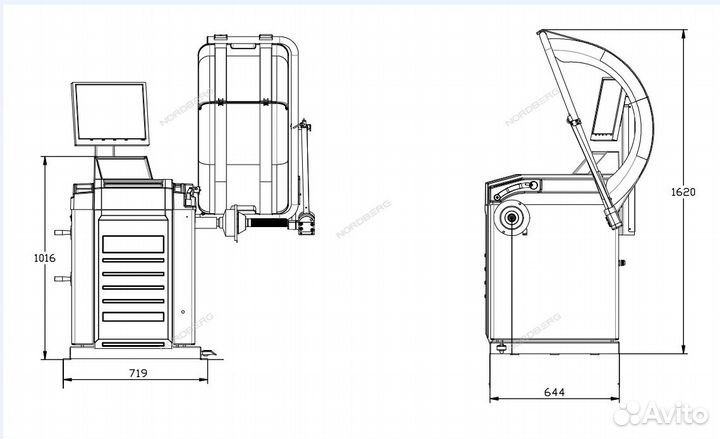 Шиномонтажное оборудование nordberg