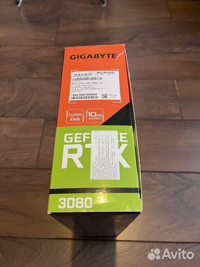 Gigabyte RTX 3080 Новая