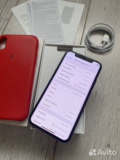 iPhone X 256gb Отличный рст