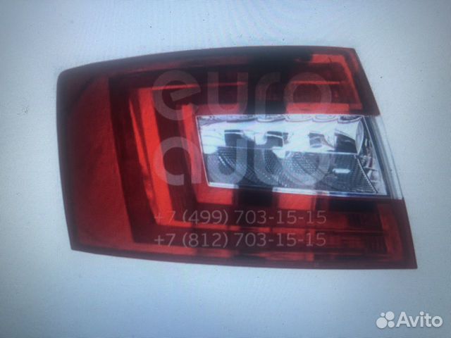 Фонарь задний левый skoda octavia A7 2013)