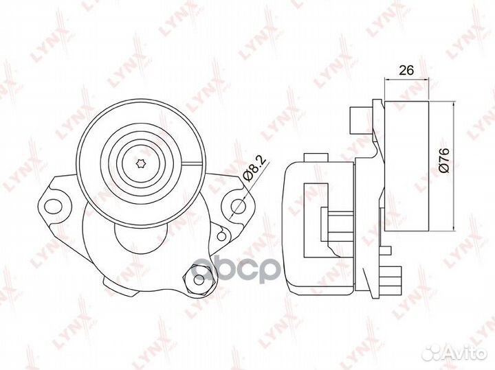 Натяжитель ремня навесного оборудования PT3020