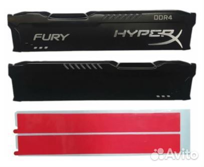 Радиаторы Охлаждения Озу HyperX Fury DDR1,2,3,4,5