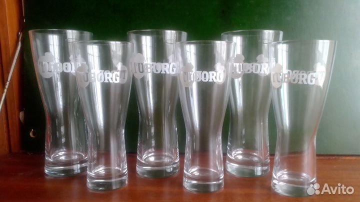 Стаканы Tuborg (Дания) 0,3л и 0,5л