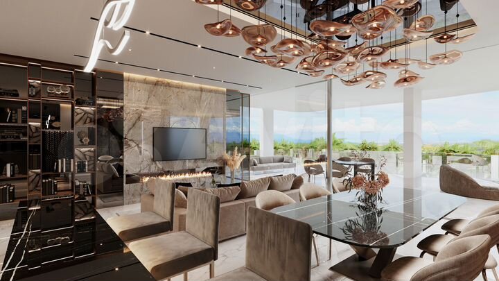 2-к. квартира, 204 м² (Индонезия)