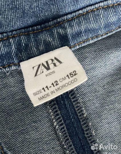 Джинсовое платье zara