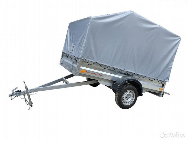 Прицеп легковой Спутник 2,6х1,5 метра.Оцинкованный