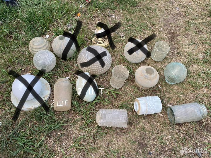 Плафоны на люстру круглые