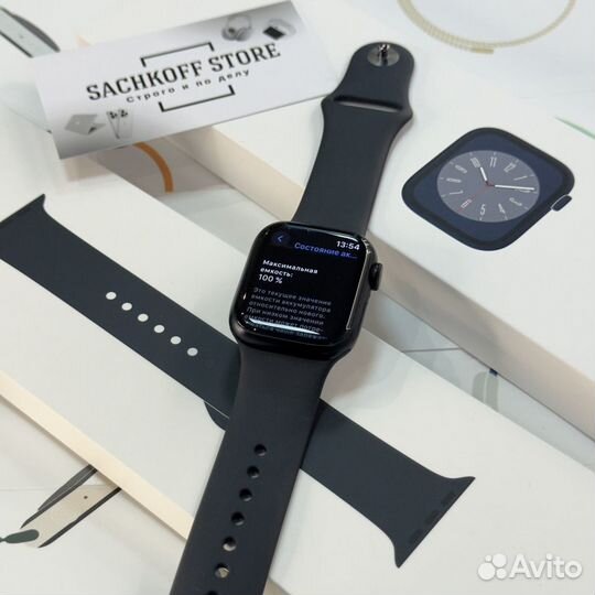 Apple Watch 8 41mm Midnight АКБ 100%