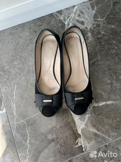 Туфли на танкетке 38