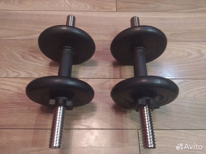 Гантели разборные MBBarbell по 7 кг (вес одной)