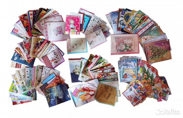 Открытки, приглашение в ассортименте