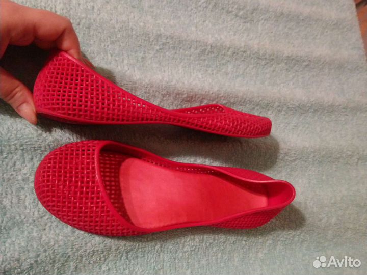 Резиновые балетки 38 размер