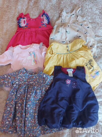 Пакет вещей для девочки 74-80